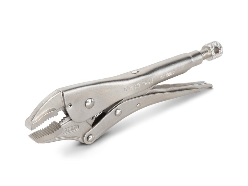 TEKTON 10 Inch Curved Jaw Locking Pliers | PLK10010 - Image 1